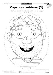 Cops and robbers: robber mask