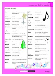 Music glossary