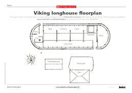 Viking longhouse floor plan