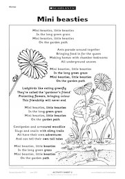Mini beasties poem