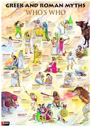 Greek and Roman myths - Who's who poster