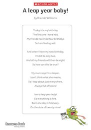 A leap year baby!