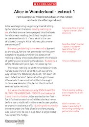 Alice in Wonderland - fronted adverbials 1 (annotated)