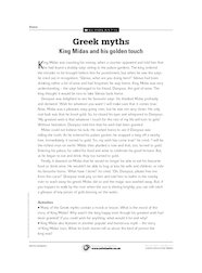 Greek myths - King Midas