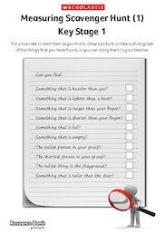 KS1 Maths Scavenger Hunt (1)