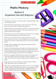 Maths Mastery - Method 2