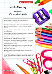 Maths Mastery - Method 3