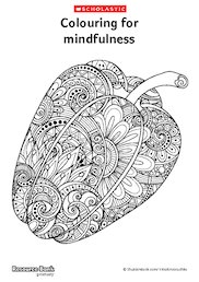 Mindfulness colouring sheets