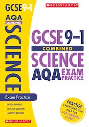 GCSE Grades 9-1: Combined Science AQA Exam Practice Book x 10