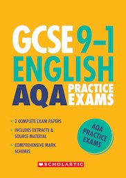 GCSE Grades 9-1: English AQA Practice Exams (2 papers) x 30