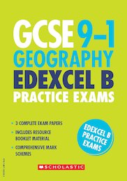 GCSE Grades 9-1: Geography Edexcel B Practice Exams (3 papers) x 10
