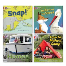 Big Cat Readers Book Band Red Set A (4 Books)