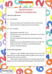 Quick Practice - Number Formation Fun (Digital Download Edition)