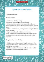 Quick Practice - Rhymes (Digital Download Edition)