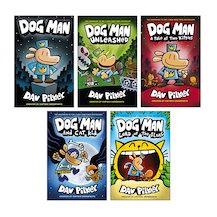Dog Man 5 Book Set (Books 1-5)