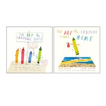The Day the Crayons Quit 2 Book Set