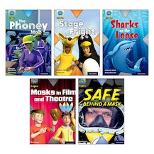 Project X: Level 11 Masks and Disguises 5 Book Set (Book Band Lime)