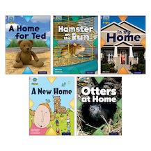Project X: Level 1+ My Home 5 Book Set (Book Band Pink)