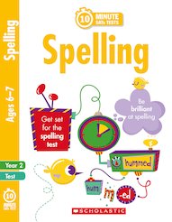10-Minute SATs Tests: Spelling - Year 2