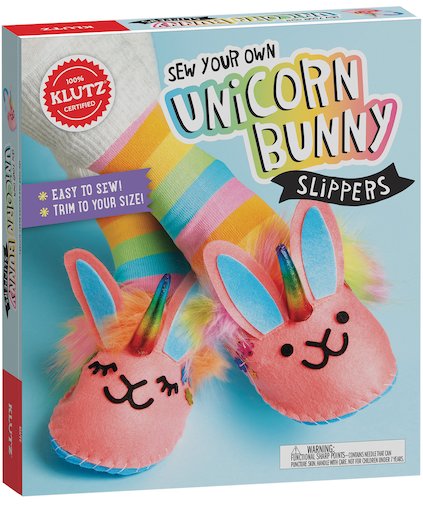 Sew Your Own Unicorn Bunny Slippers