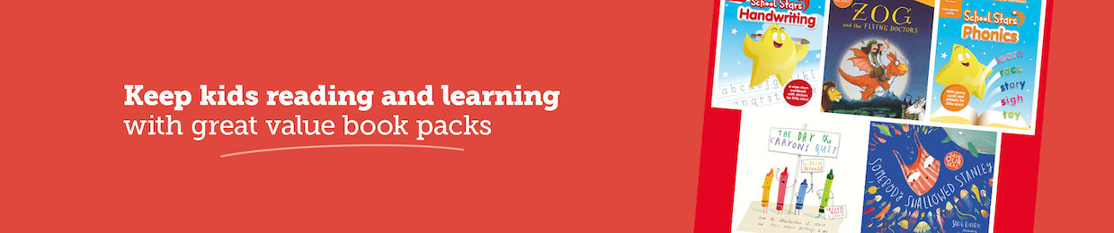 Keep kids reading and learning at home with great value book packs