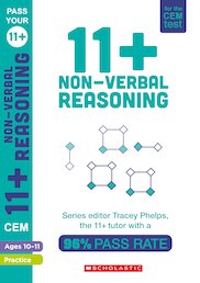 Pass Your 11+: Non-Verbal Reasoning Practice and Assessment for the CEM Test Ages 10-11 (6 Copies)