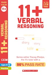 11+ Verbal Reasoning Practice and Assessment for the CEM Test Ages 9-10