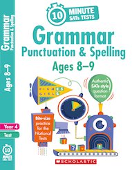 Grammar, Punctuation and Spelling - Ages 8-9
