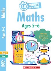 10-Minute SATs Tests: Maths - Ages 5-6 (6 Copies)