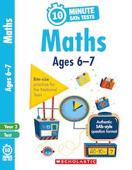 10-Minute SATs Tests: Maths - Ages 6-7 (6 Copies)