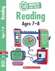 10-Minute SATs Tests: Reading - Ages 7-8 x 30