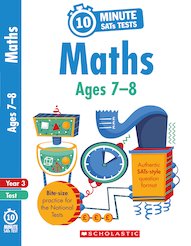 10-Minute SATs Tests: Maths - Ages 7-8 (30 Copies)