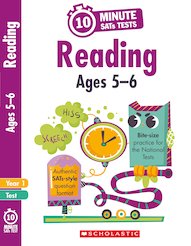 10-Minute SATs Tests: Reading - Ages 5-6 x 6