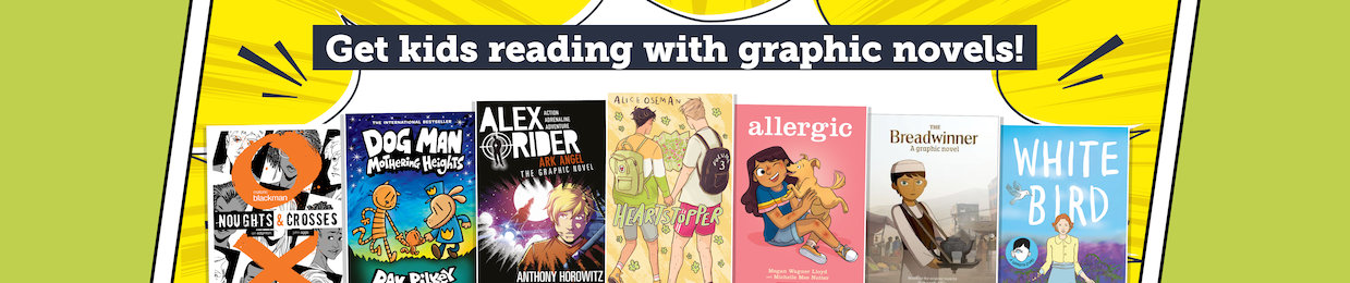Get kids reading with graphic novels!