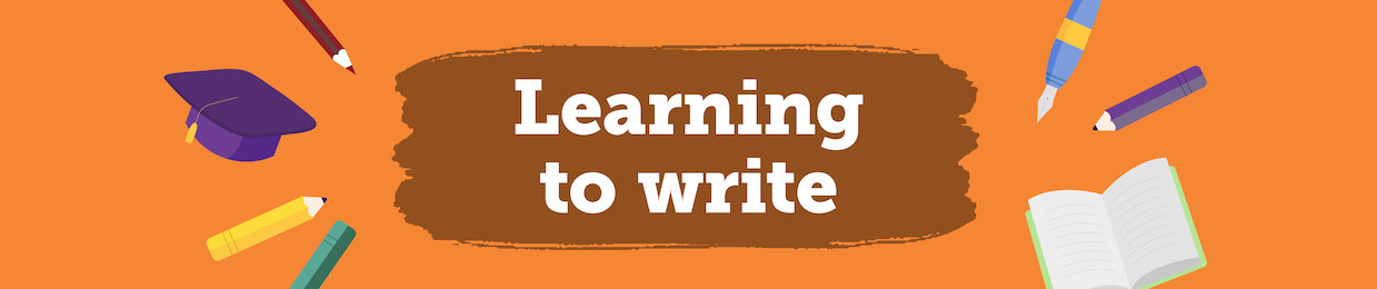 learning to write banners desk.jpg