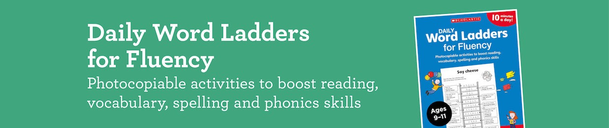 Daily Word Ladders for Fluency Series Page Banner