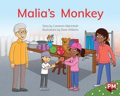 PM Green: Malia's Monkey (PM Storybooks) Level 12 x6