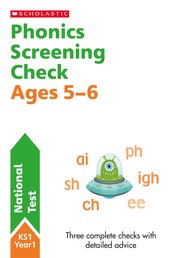 National Curriculum SATs Tests: Practice for the Phonics Screening Check (6 Copies)