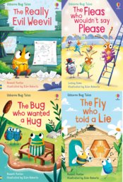 Usborne Bug Tales Colour Readers 4 Book Set