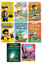 Graphic Novel Prize 2024 Younger and Older Readers Shortlists 8 Book Set