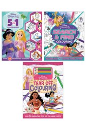 Disney Princess Activity 3 Book Set