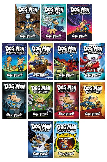 Dog Man Pack x13