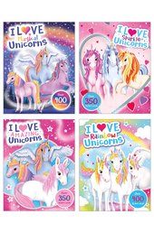 I Love! Sticker Books (4 Book Set)
