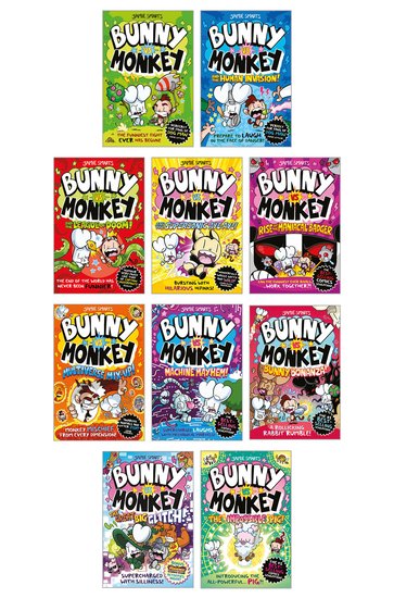 Bunny vs Monkey 10 Book Set (Books 1-10)