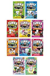 Bunny vs Monkey Books 1-10 Pk