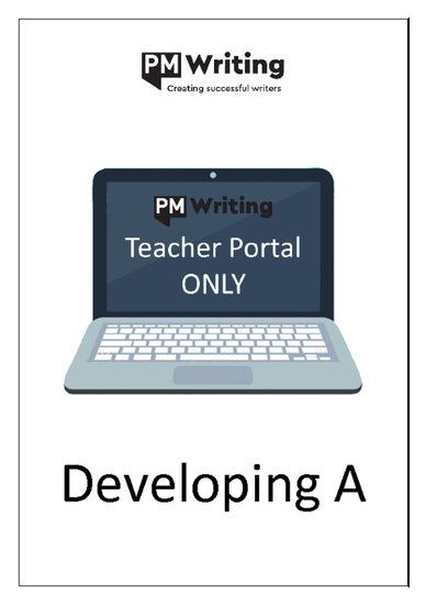 Developing A (Digital Teacher's Portal Access Only)
