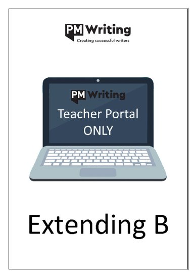 Extending B (Digital Teacher's Portal Access Only)
