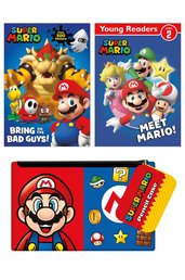 Mario Bundle w/ Super Mario Pencil Case!