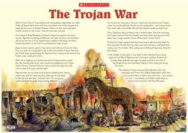 The Trojan War – story poster – Primary KS2 teaching resource - Scholastic