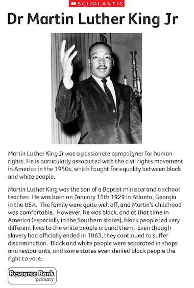 martin luther king jr biography essay martin luther king jr biography essay